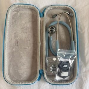 DC Light Blue Neonatal Stethoscope with Carry Case
